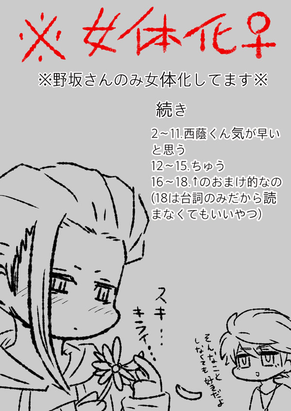 【腐】ついろぐ【にょた】
