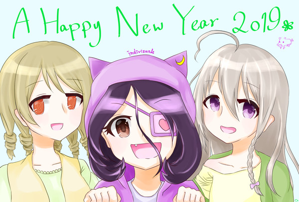 2019年賀状 ☆ individuals