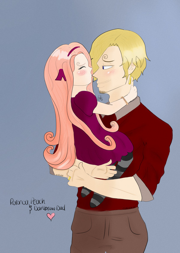 roronoa peach & dartbrow dad 💛