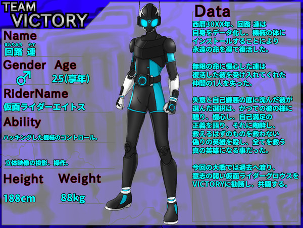 【P.R.W-VS】仮面ライダーエイトス/回路 連【VR】