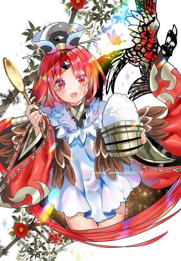紅閻魔ちゃん描いた