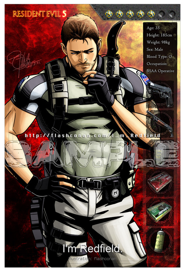 Fan book "I'm Redfield." Sample