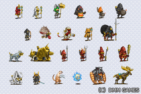 御城プロジェクト:RE 敵キャラドット