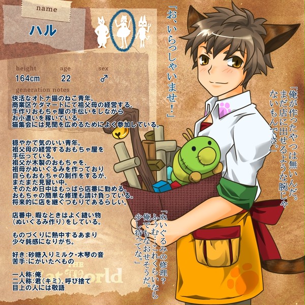 【ねこ世界】ハル【住民票】