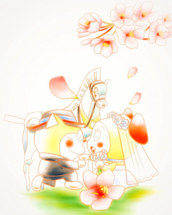 あの日と同じ桜色。