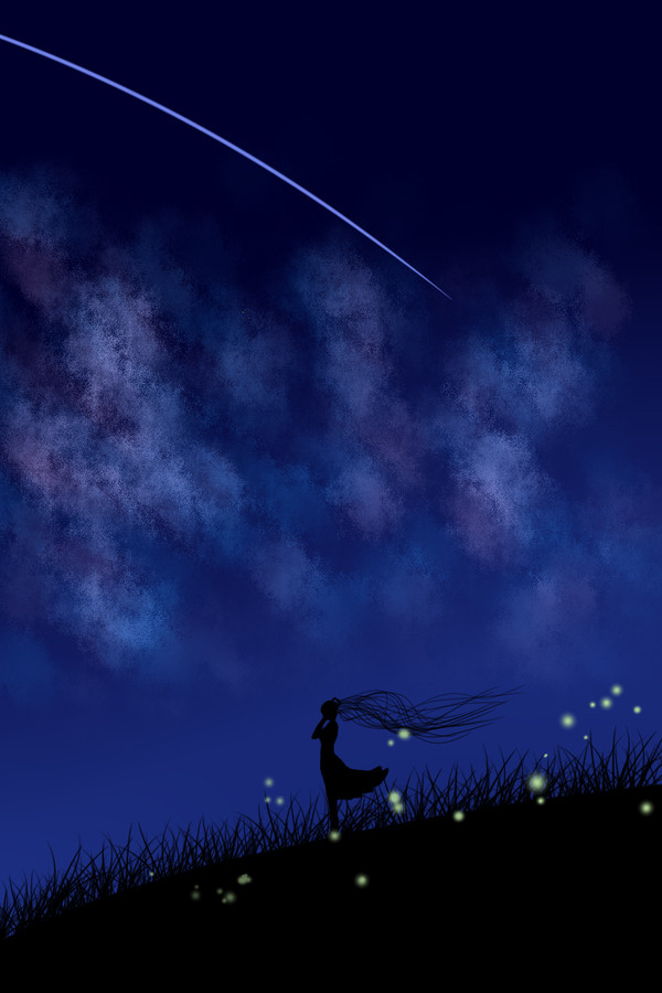 星空下
