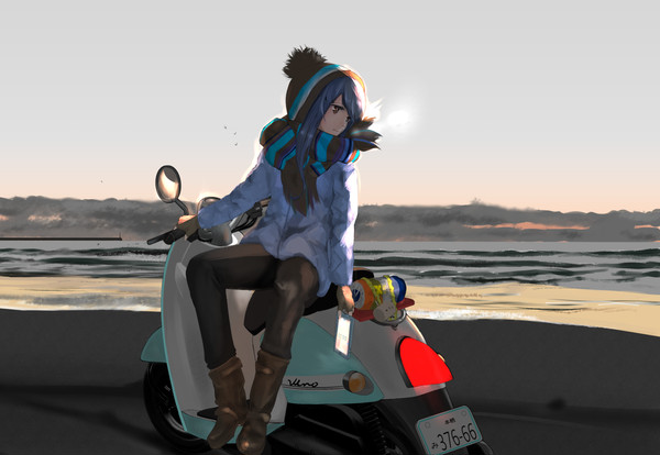 しまりんと海