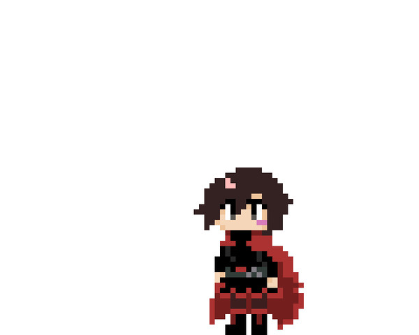 RWBY ルビー・ローズ 武器振りモーション
