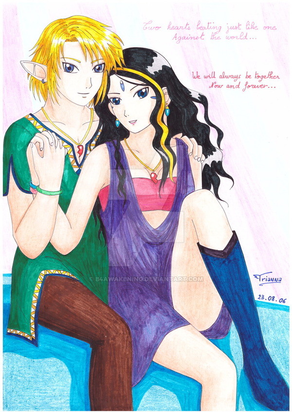 An hylian and a goddess romance