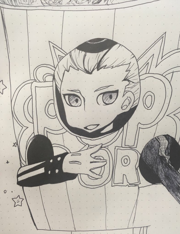 テオドア *ボールペン絵