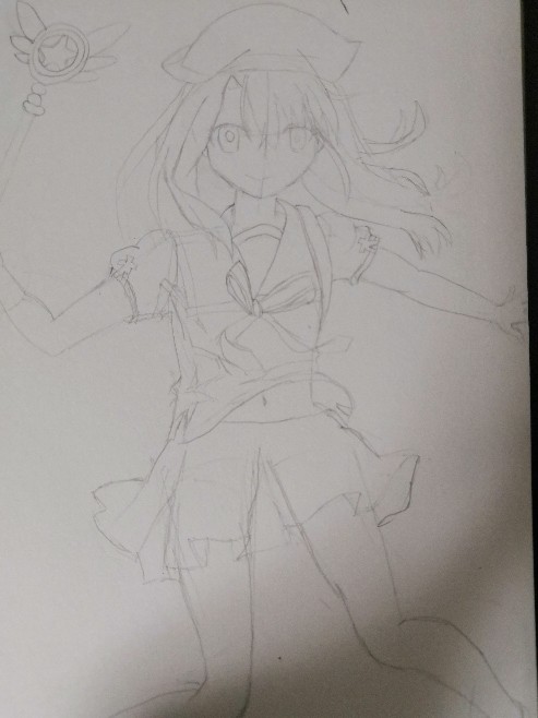 イリヤ　fgo　模写　下書き　
