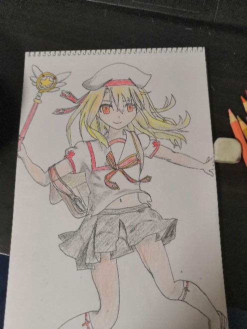 イリヤ　色付け後