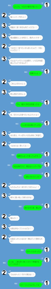 ヒプマイ LINEログ
