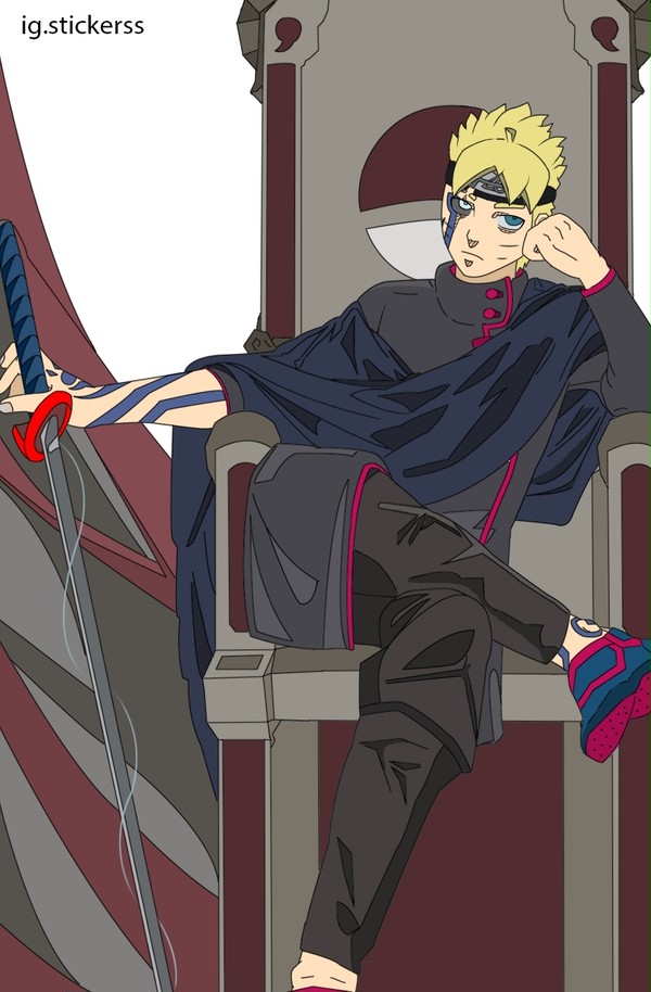 boruto in itachi pose