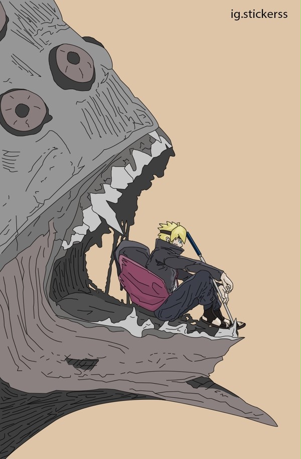 boruto in pain pose