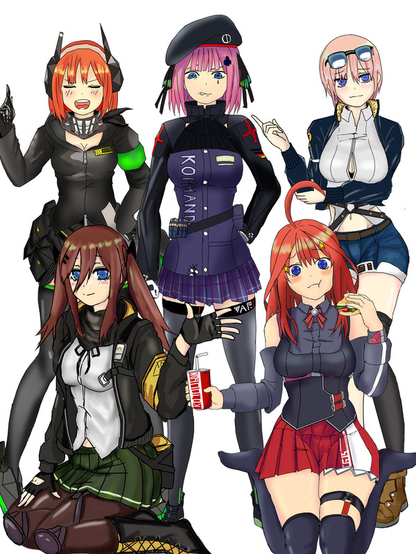五等分の花嫁 소녀전선 패러디