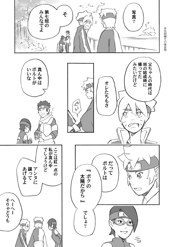 とまり木戻りて【ミツキとボルト・第七班】