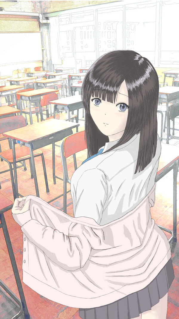 …あっち向いてて
