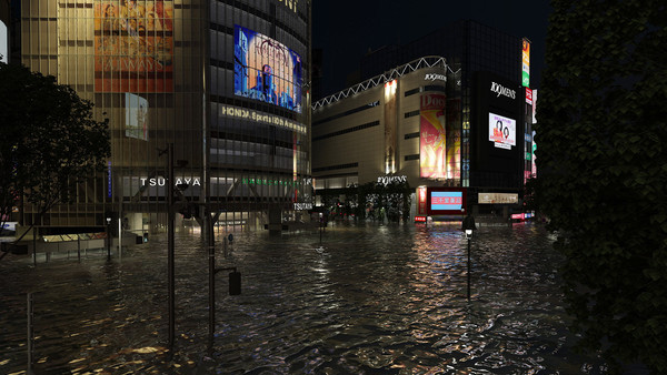 渋谷駅前＿水没