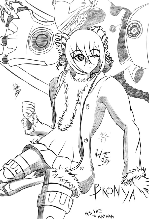 Bronya sketch