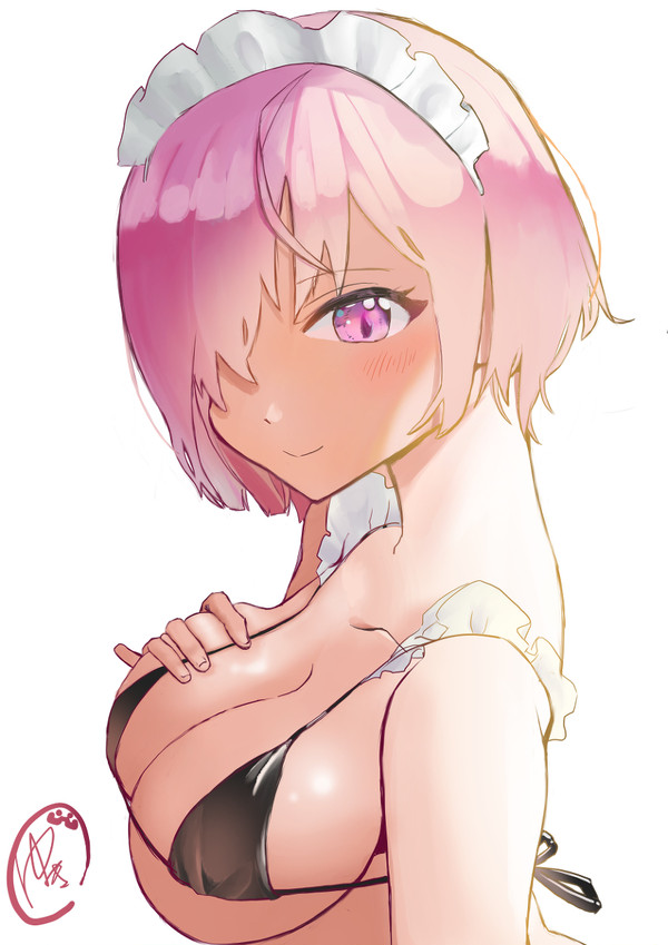 水着メイドマシュ