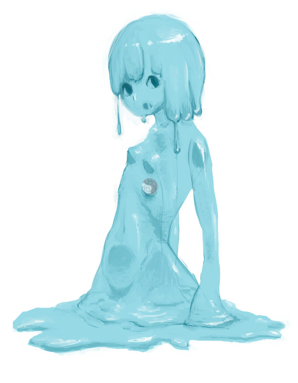 落書き：スライム娘