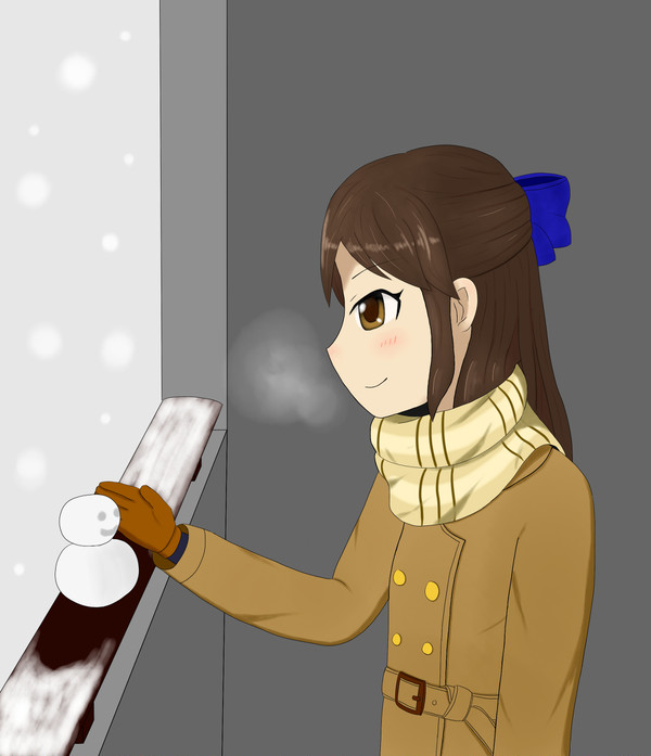 都心に雪が降る日