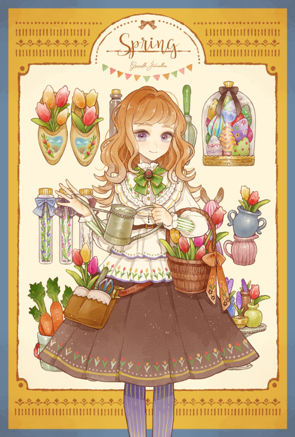 春のお庭