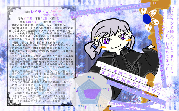 【イス学】レイラ・カノー【生徒】