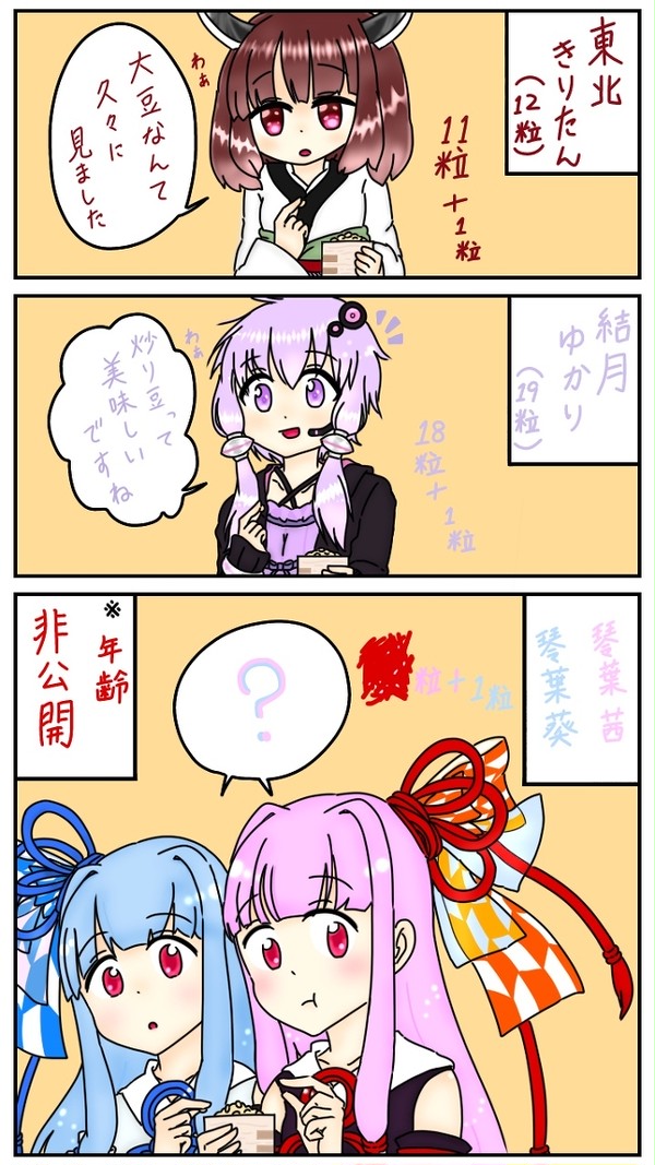 年の数だけ。