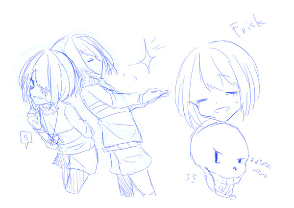 アンダーテールお絵描き