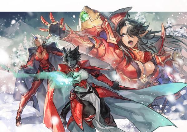 【PFLS】白銀に燃ゆる【紅鋼】ｷｬﾌﾟｼｮﾝ追加しました