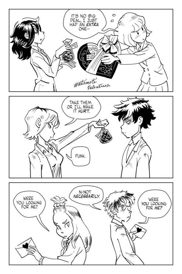 Watamote Valentines