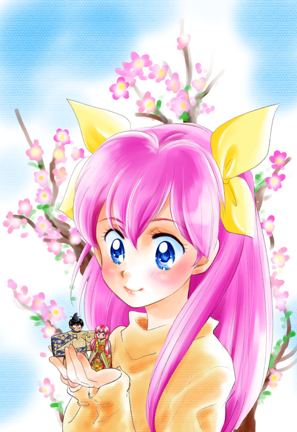 3月３日　お誕生イラスト
