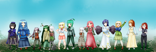 うちのこ集合絵