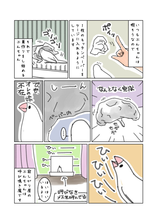 呼び鳴き