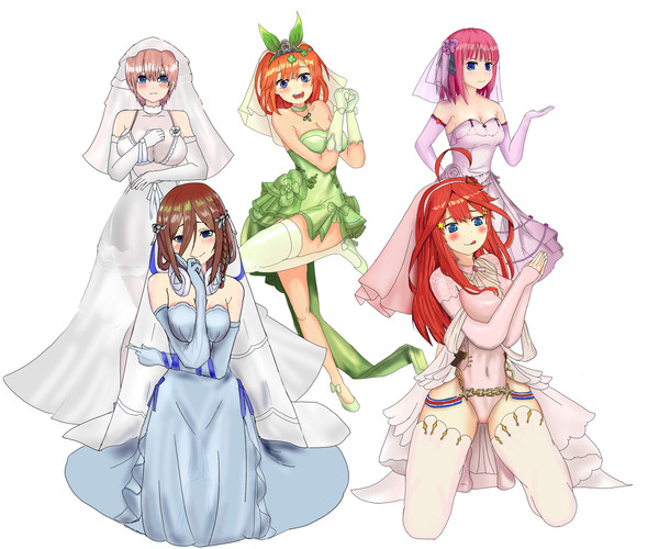 五等分の花嫁 웨딩스킨