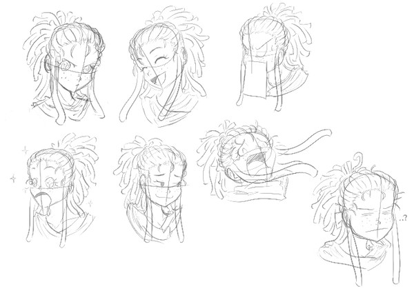 Tali - facial expressions