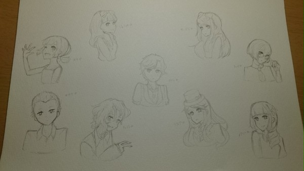 人狼ジャッジメントお絵描き(アナログ)