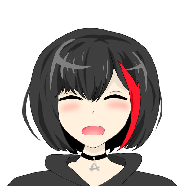 笑ってる美竹の蘭ちゃん