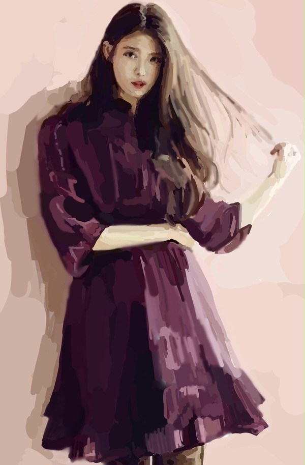 模写 IU