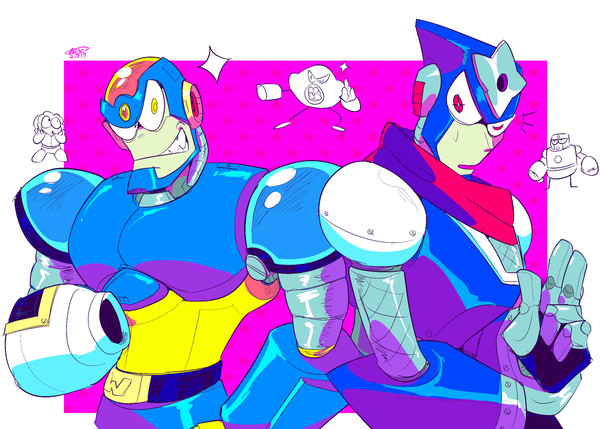 Rockman drawings