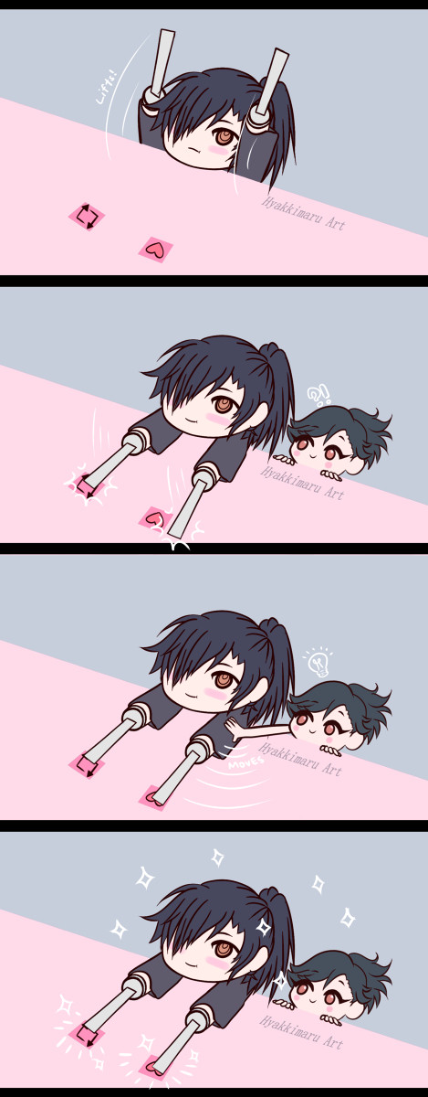 Hyakkimaru being blind as usual