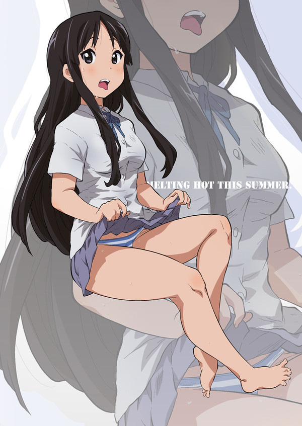暑い..............。