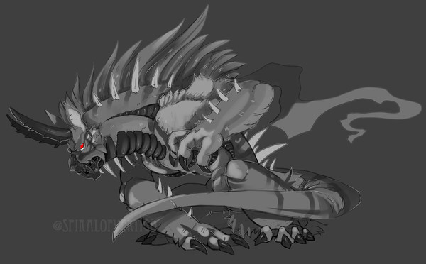 Hybrid-Dragoness Commission