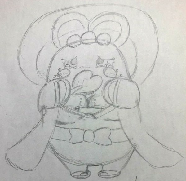 ミコちゃん描いてみたらどうしてかこうなった