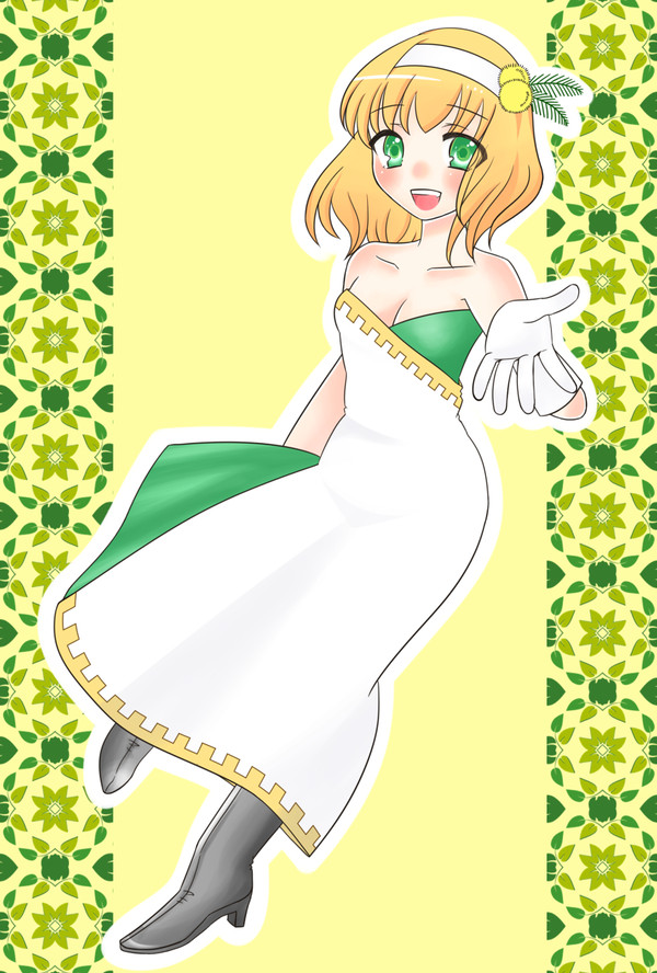 ミモザの擬人化