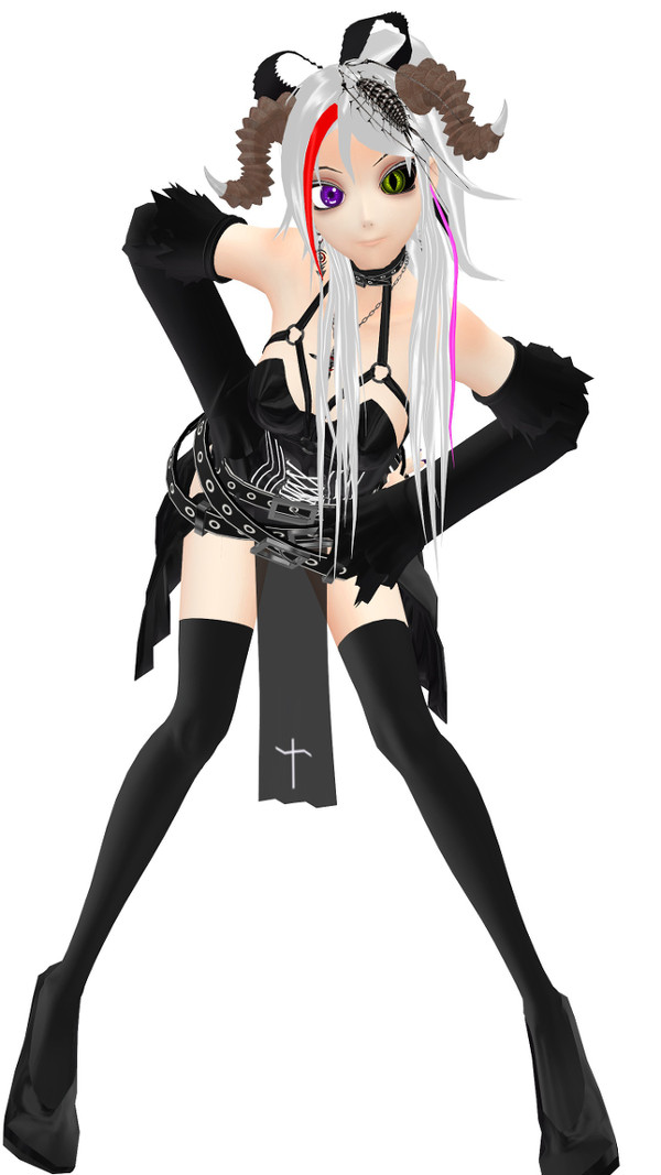 【MMDモデル配布】シーエ・クロワ