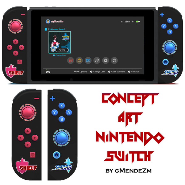Pokemon Sword and Shield Joycons