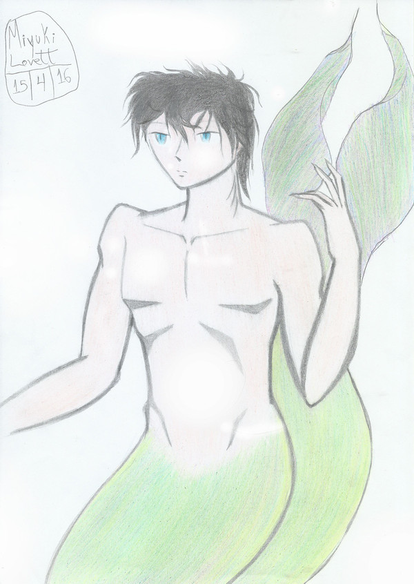 Merman Haru handcolored version